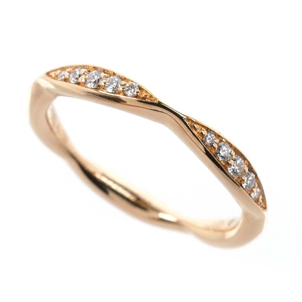 Chanel Camellia Band Ring 18K Rose Gold #287697C17B